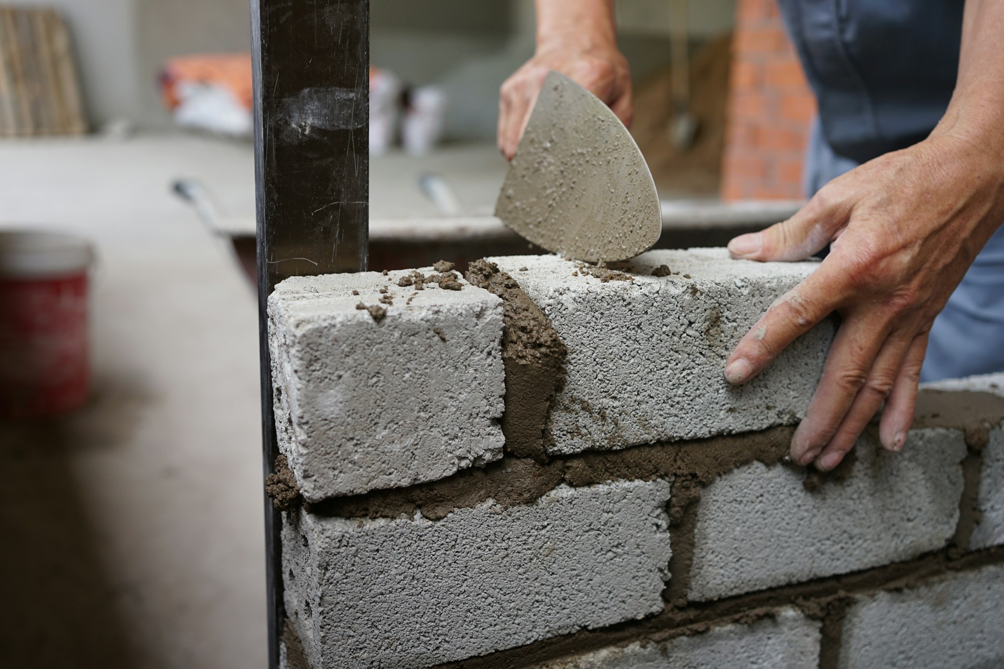 Living with the builders